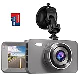 WeBeqer Dashcam Auto Vorne mit 64G SD Karte,3'' IPS Bildschirm Auto Kamera,176° Weitwinkel Dash...