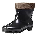 Man Short Cotton Rainboots wasserdichte Gummistiefel für Garten Man Rain Footwear Rain Shoes...