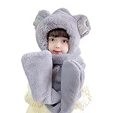 MOGSA Wintermützen für Frauen Winter Frauen Bär Ohr Beanies Hut Warm Niedlich Bär Ohrkappen...