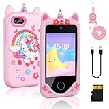 Kinder Handy Spielzeug für Mädchen, Axrye 2,8 Zoll Touchscreen Kinder Handy Kleinkind Bildungs...