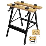 WALTER Werk- und Spanntisch, 100 kg Tragkraft, große Arbeitsfläche, klappbar und vielseitig...