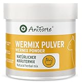 AniForte WermiX Pulver für Katzen 25g – Natürliche Kräuter wie Thymian, Wermut & Salbei, seit...