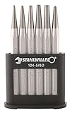 STAHLWILLE 104-5/6D | Durchtreiber- und Körner-Set 6-tlg. | Treiber 2-6 mm, Körner 10 mm | Made in...