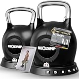 NEOLYMP Kettlebell Set 1,5-20 kg - 7-in-1 Kettlebell verstellbar für Ganzkörper-Workout Zuhause -...