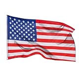 Aricona USA Flagge 90x150cm - wetterbeständige Fahne mit Messingösen, 100% Polyester, robuste...