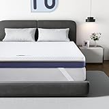 BedStory Topper 180x200cm, 10cm Höhe H3&H4 Gel Memory Foam Topper, Öko-TEX® Zertifiziert...