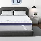 BedStory Topper 180x200cm, 10cm Höhe H3&H4 Gel Memory Foam Topper, Öko-TEX Zertifiziert Gelschaum...