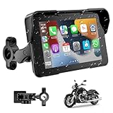 Motorrad Navi Carplay Display, Motorrad Navigationsgeräte mit CarPlay & Android Auto, 5 Zoll...