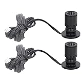 Pretfy Dimmbarer Mini -Spotlight -vielseitiger Teil Schwarz für Aluminium Display Dimmer mit USB...