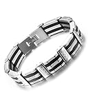 YADOCA Herren Armband Edelstahl Armbänder für Männer Jungen Link Armband 19cm/21cm Herrenschmuck...
