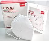 LUYAO 20x FFP2 Maske einzeln verpackt & CE zertifiziert, 5-lagige Atemschutzmaske,...