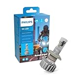 Philips Ultinon Pro6000 H4-LED Motorrad Scheinwerferlampe mit Straßenzulassung, 230% helleres...