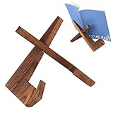 Kochbuchständer Holz Buchhalter, Kochbuchhalter, Buchaufsteller, Rezepthalter, Buch Halterung zum...