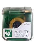 Notfallretter.de® Set Defibrillator AED PAD360P mit AIVIA-IN Kunststoffwandkasten, 1....
