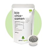 Chia Samen Bio, Premium, geprüfte Qualität, naturbelassen, ohne Gentechnik, glutenfrei, rein...