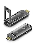 Wireless HDMI, TIMBOOTECH HDMI Transmitter and Receiver, Foldable Antenna,Kanal einstellbar,HDMI...