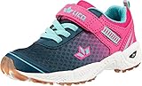 Lico Unisex Kinder Barney Vs Sneaker, Marine Pink Türkis, 36 EU