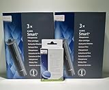 Filterpatronen Set passend zu Jura Claris Smart+ 2 Packungen mit je 3 Patronen, mit 6...
