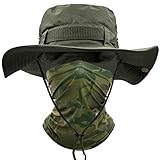 ehsbuy Sonnenhut Herren Military Safari Hut Sommerhut Breiter Krempe Camo Wanderhut Armee Boonie Hut...