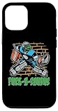 Hülle für iPhone 14 Maske T Rex Tormann Tor - Torhüter Eishockey Torwart