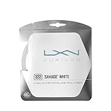 Wilson Big Banger Luxilon Unisex Tennissaite Savage 127, weiß, 200 Meter Rolle, 1,27 mm, WRZ902200...