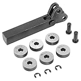 Walfront Rändelwerkzeug, 3-Rad-Rändelsatz mit Positiven Negativen Rollen für Metalldrehmaschinen,...