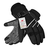 BIKINGMOREOK Winterhandschuhe Wasserdicht -30°F 3M Thinsulate Skihandschuhe Warme Touchscreen...