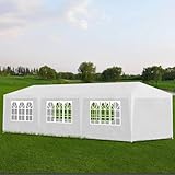 Partyzelt, Chaduof Festzelt, Pavillion, Bierzelt, Garten Party Zelt, Gartenzelt, Grillpavillon, 3x9...