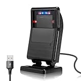 MUNBYN Barcode Scanner USB Kabel Barcodeleser Omnidirektionaler Barcodescanner Kompatibel 1D 2D QR...