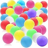 Yueser Tischtennisbälle Bunt, Tischtennisbälle, 60 Stück 40mm Ping Pong Bälle, Tischtennisball,...