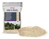 Amtra Ivory White Quartz - feinster weißer Quarz-Aquariensand, für Süß- oder Salzwasser,...