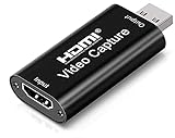 Videoaufnahmekarte Capture Card hdmi USB Adapter, 4K hdmi Capture Card hdmi Video Capture USB2.0...