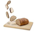 Feuerfest 123 - Brotbackstein Schamotte Eckig 40x30x2 cm, Backstein für Backofen & Gasgrill,...