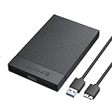 Festplattengehäuse 2,5 Zoll SANZANG USB 3.0 Festplatte Gehäuse mit USB 3.0 Kabel Werkzeugloses...