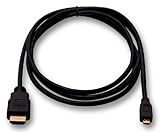 HDMI Kabel für Sony Alpha 6400 Digitalkamera - Micro D - vergoldet - Länge 3m