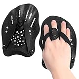 LYPPUL 1 Paar Hand Paddles Schwimmen, Handpaddel zum Schwimmen, Einstellbar Schwimmpaddel Unterarm...