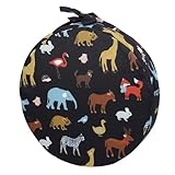 JECOMPRIS Kindersitzerhöhung Rundes Sitzkissen mit Rutschfester Unterseite Dickes Hautfreundliches...