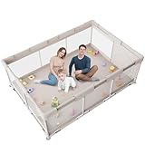 ZEEBABA Baby Laufstall, Laufstall, Laufstall für Babys und Kleinkinder, Laufstall für Kinder,...