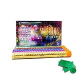 AKTIVHANDEL Einhornglitzer Regenbogen-Edition, 5 Elfenfeuer, Tischfeuerwerk für Geburtstag,...