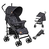 LIONELO Elia Buggy Klein Zusammenklappbar Kinderwagen Bis 15 Kg, Rücken Und Fußstützenverstellung...