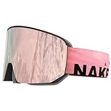 NAKED Optics The NOVA Skibrille für Männer und Frauen, Snowboardbrille, Schlechtwetter-Brille mit...