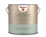 Alpina Feine Farben – No. 12 Sanfter Morgentau® – edelmatte Innenfarbe - Wandfarben für...
