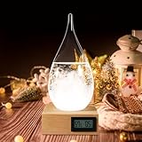 Weihnachtsgeschenke, Sturmglas Wettervorhersage Wetterstation Mode kreativ Büro Desktop und Home...