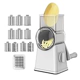 Obesntln Rotary -Käse -Reibe, Käse -Shredder - Rotary Küchenklima und Reibe | Handbuch...