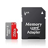 Ultra 256 GB Speicherkarte mit Adapter, für Kamera, Smartphone, Mikrokarten, 256 GB, 4K Full HD...