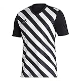 Adidas, Entrada 22 Graphic Jersey, Fussball T-Shirt, Schwarz-Weiss, M, Mann