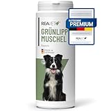 ReaVET Grünlippmuschel Kapseln für Hunde hochdosiert 300Stk - Gelenktabletten Hund mit...