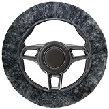 Walser Lammfell Lenkradbezug Auto, 100% Lammfell Lenkradschutz Auto, Auto Lenkradbezug, Lenkradbezug...