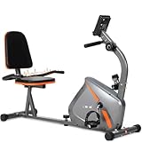 ISE Liegeergometer für Zuhause mit 8 verstellbaren Widerstandsstufen, Ergometer Heimtrainer mit...