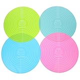 DOITOOL 4 Stück Teiliges Rundes Silikon backmatten Hitzebeständige Antihaftbeschichtete...